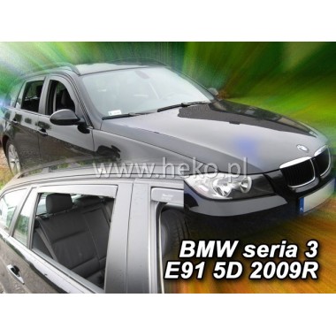 Дефлекторы боковых окон Heko для BMW 3 E91 Combi (2005-2012) бренд – Team HEKO главное фото
